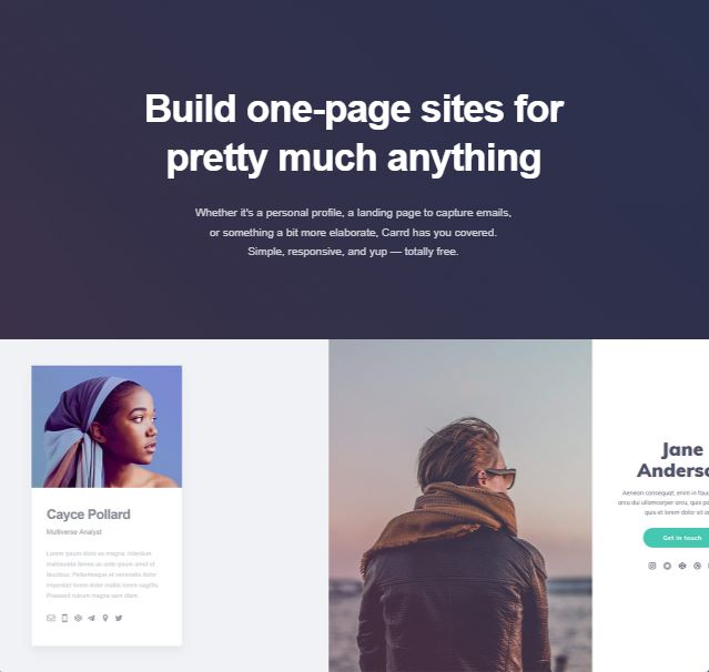 Carrd Landing Page Builder Cover Post