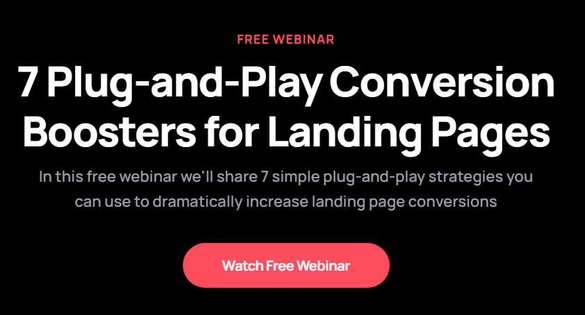 Landing page -Engaging Headline Example