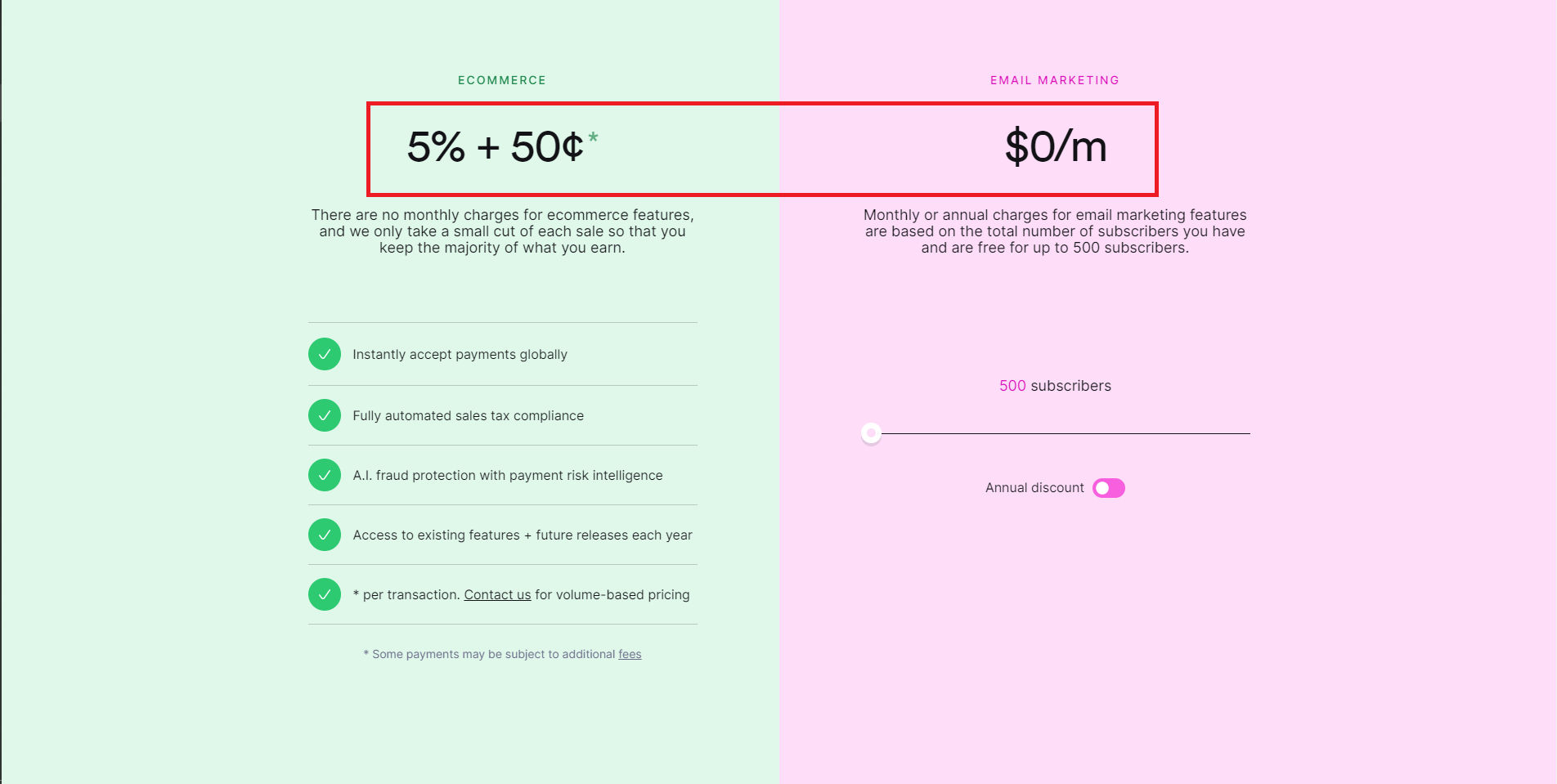 LemonSqueezey Pricing Plan