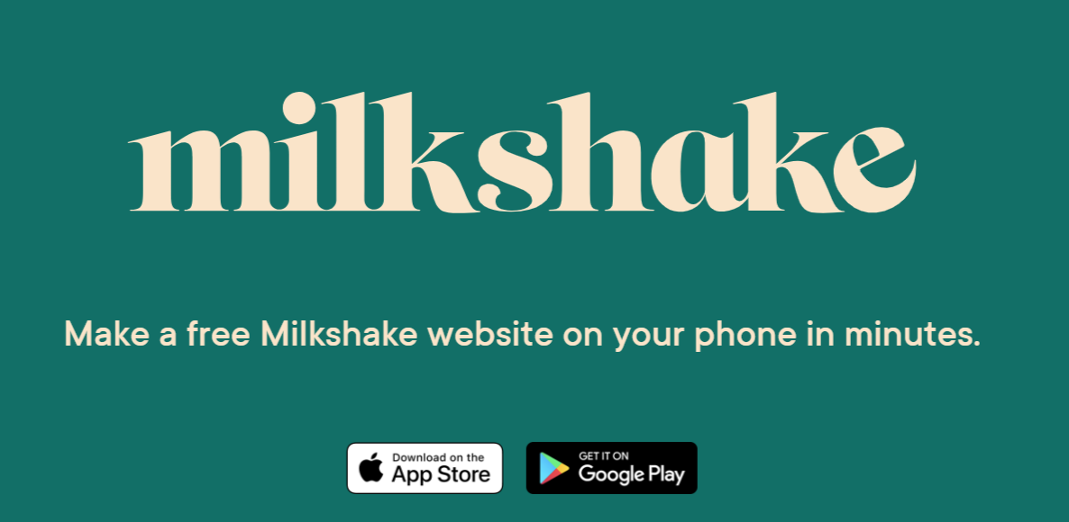 Mlikshake app - Homepage cover